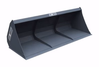 Godet universel 1800 attelage Faucheux Gris