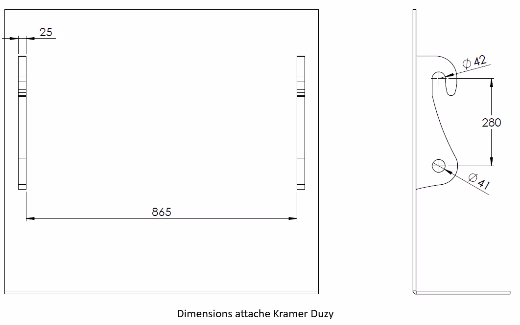 Godet universel plus SONAROL 1200 Kramer duzy