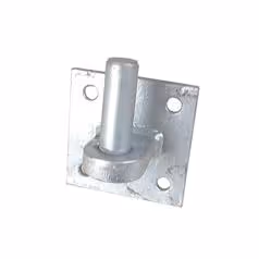Gonds mâles - à fixer, Taille de plaque: 100mm x 100mm, Ø axe19mm