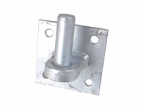 Gonds mâles - à fixer, Taille de plaque: 100mm x 100mm, Ø axe22mm