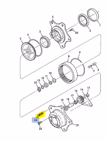 Goujon 85808260 - New Holland