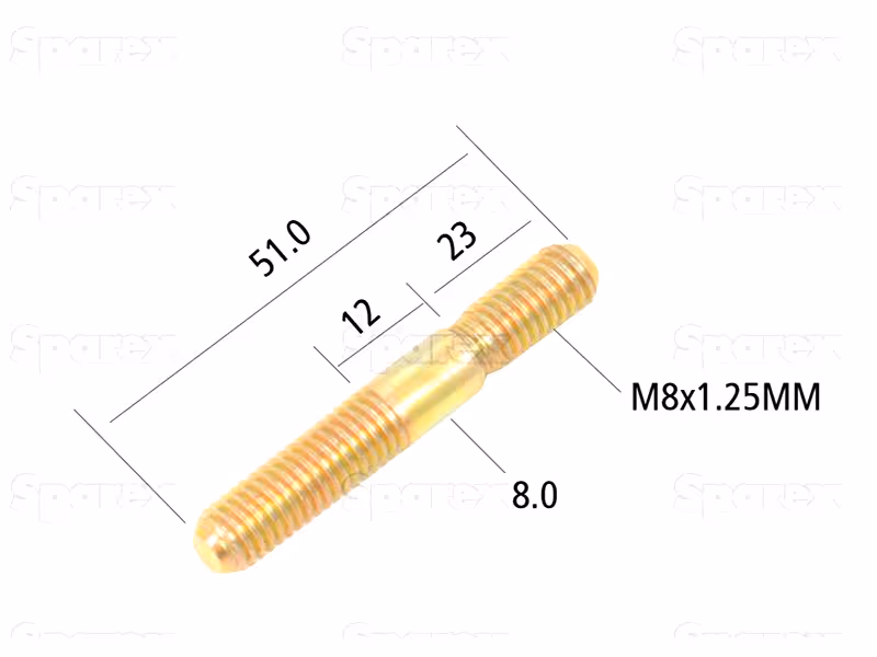 Goujon collecteur échappement Fiat 13543721 adaptable