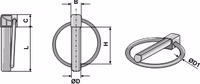 Goupille clip spéciale