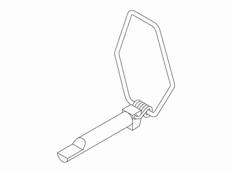 Goupille De Sécurité, Ø axe8mm x 57mm - Vendu par 10 - ref 4272426M1