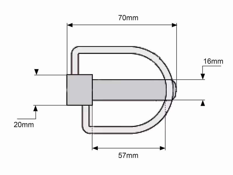 Goupille De Stabilisateur, Ø axe16mm x 70mm - Vendu par 10