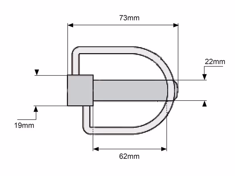 Goupille De Stabilisateur, Ø axe19mm x 73mm - Vendu par 10