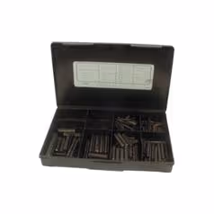 Goupille élastique - 1/16 - 1/2, 172 pièces (DIN or Standard No.: DIN 1481) Coffret.