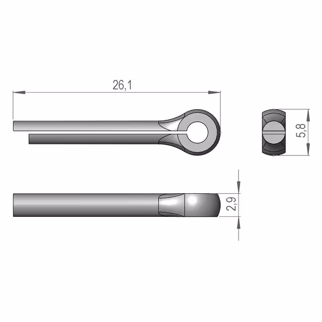 GOUPILLE FENDUE 3,2x20 SIP 238601