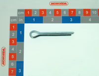 Goupille Fendue 6,3-45 (Nouvelle Norme) Zn Zn Blanc 200Hbs Sans Chrome Vi 