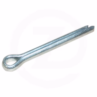 Goupille fendue fendue 6,3 x 63 zinguée