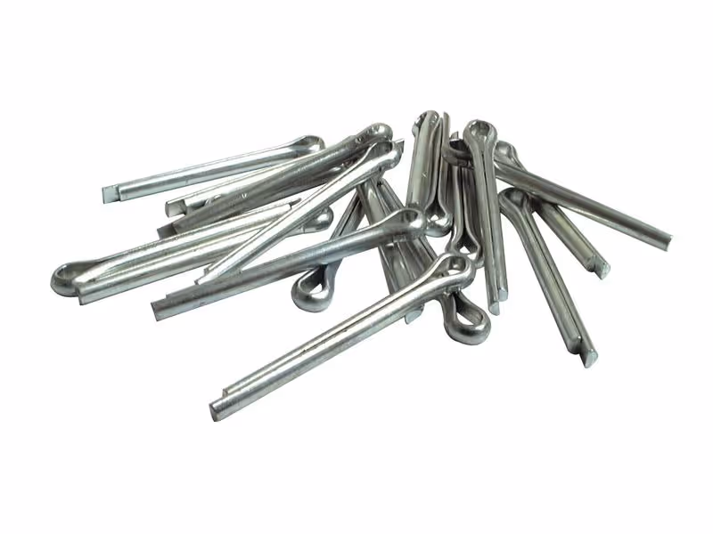 Goupilles fendues, Ø8 x 63mm - Vendu par 50 - adaptable sur tracteurs Massey Ferguson, Landini - ref 354101X1