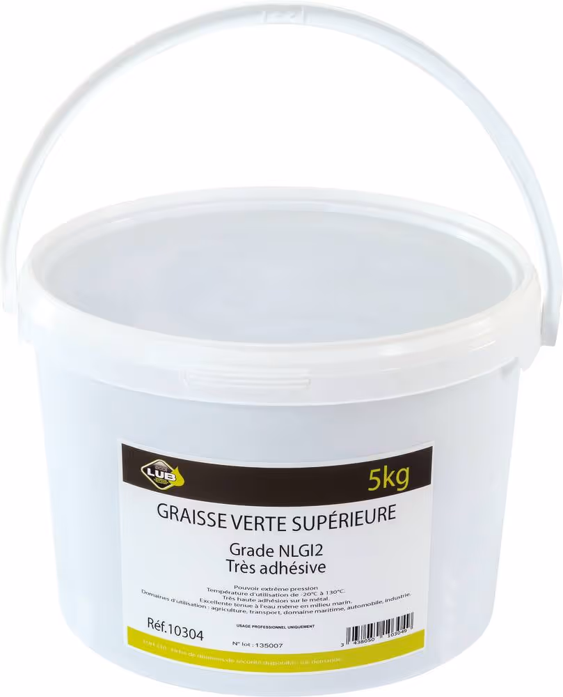 GRAISSE VERTE EXTREME PRESSION - SEAU DE 5KG