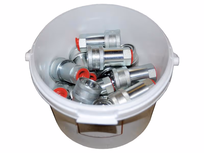 Grand seau Coupleur clapet F 1/2'' Taille du corps x 1/2'' Femelle