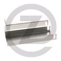 2 plaques de protection latérale - en inox