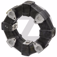 Accouplement élastique - accessoires inclus vis: 8 pièces ISO4762 14X040 08.8-IP et goupille: 4 pièces DIN7346 05X10