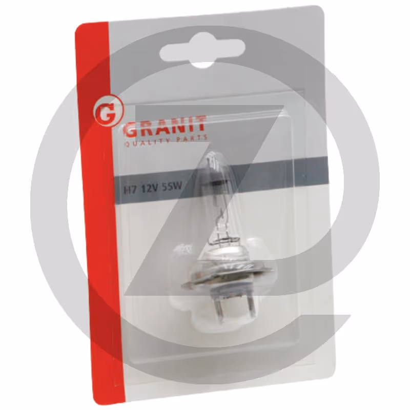 Ampoule halogène H7 - 12V / 55W, sous blister