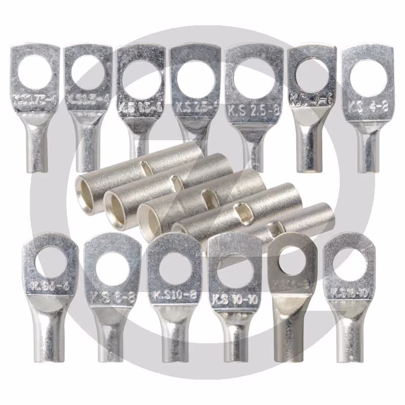 Assortiment de cosses à sertir - Jeu de sertissage de 290 pièces en coffret, pince à sertir incluse