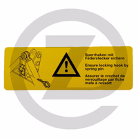 Autocollant (uniquement en Allemand)