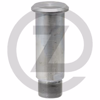 Axe - 35 x 45 x 113 mm, filetage à gauche, M30 x 1,5L