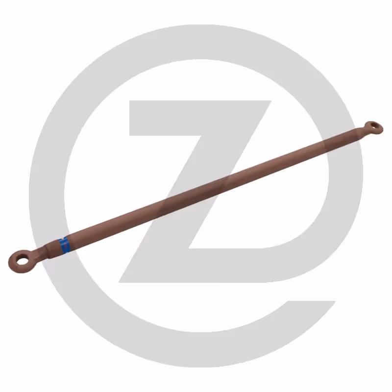 Barre de remorquage - pour charge: 32 t - longueur: 2100 mm, Ø oeillet 40/40 mm
