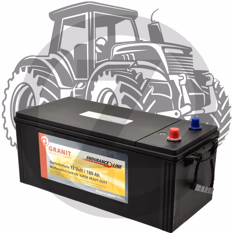 Batterie 12 V / 110 Ah - batterie de démarrage nécessitant peu d'entretien, technologie Ca/Ca