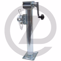 Béquille - galvanisée, avec manivelle