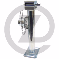 Béquille - galvanisée, raccord 6 pans (SW 19), - sans manivelle