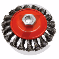 Brosse de désherbage conique - tressée, fils en inox 0,50