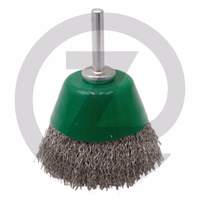 Brosse rotative avec tige - fils en acier 0,50