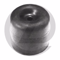 Butoir de porte et de carrosserie - noir, en caoutchouc