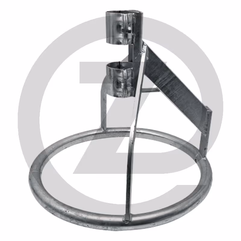 Cadre avec support - 700 x 700 mm, - pour Ø tube 100 mm