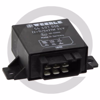 Centrale clignotante, électronique - 24 V, 6 connexions à fiches plates