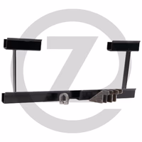 Console, à souder - revêtement en PVC, noir