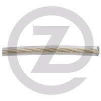 Corde pour bâche, en plastique - bande de sceau TIR avec inserts en acier laitonné