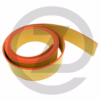 Courroie plate, en caoutchouc