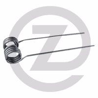 Dent de faneuse - (argentée)