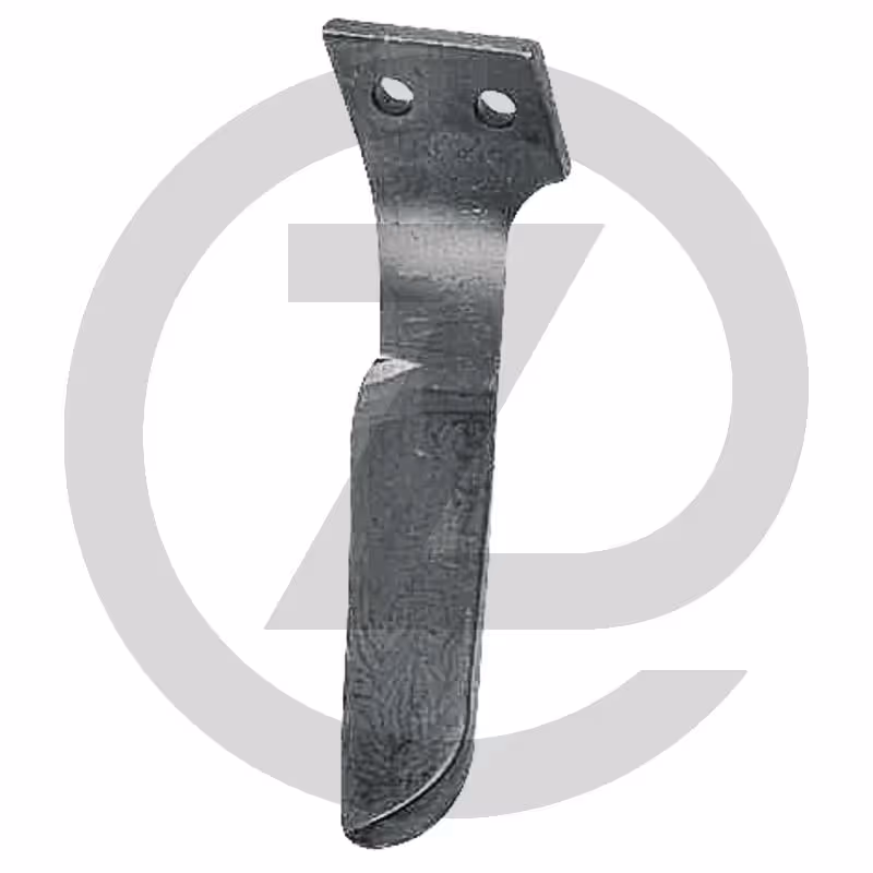 Dent de herse rotative - droite, à revêtement - 280 x 80 x 15 mm