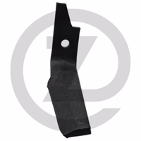 Dent de herse rotative - gauche, à revêtement - 290 x 59 x 18 mm