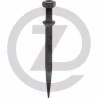 Dents de herse à collet carré - Trempé, droit