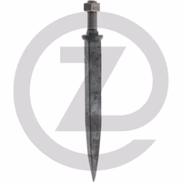 Dents de herse lourde à collet carré, - Dureté naturelle, droites