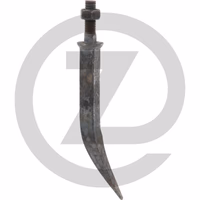 Dents de herse lourde à collet ovale tra - Trempé, plié