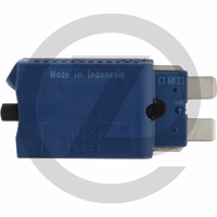 Disjoncteur automatique, standard - 48 V max. / 15 A | bleu | manuel