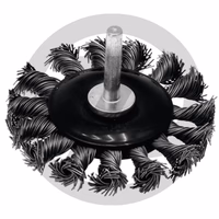 Disque à brosse ronde - tressée, fils en inox 0,50