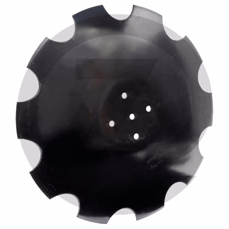 Disque bombé - crénelé, Ø 620 x 6 mm