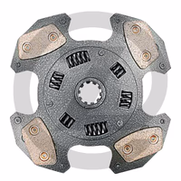 Disque d'embrayage 240 CCE - métal fritté - avec amortisseur de torsions