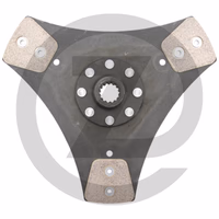 Disque d'embrayage 280UKC - métal fritté - 3 pastilles