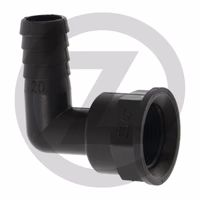 Embout de tuyau, coudé