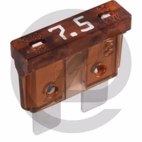 Fusible à fiches plates, standard - 32 V max. / 7,5 A | brun | vendu par 1
