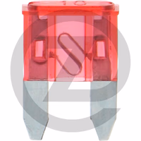 Fusibles à fiches plates, mini - 32 V max. / 10 A | rouge | VPE 10