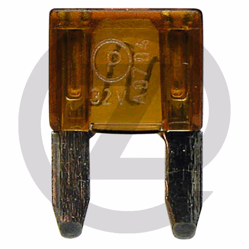 Fusibles à fiches plates, mini - 32 V max. / 5 A | brun clair | VPE 10